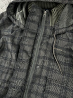 Chaqueta acolchada Dickies vintage de los años 2000 "Marrón/Negro" (M)
