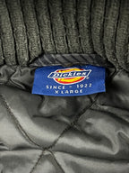 Chaqueta acolchada Dickies vintage de los años 2000 "Marrón/Negro" (M)