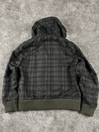 Chaqueta acolchada Dickies vintage de los años 2000 "Marrón/Negro" (M)