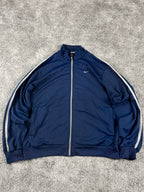 Nike Zipper/Hoodie Vintage 2000s "Navy/Gray" (L)