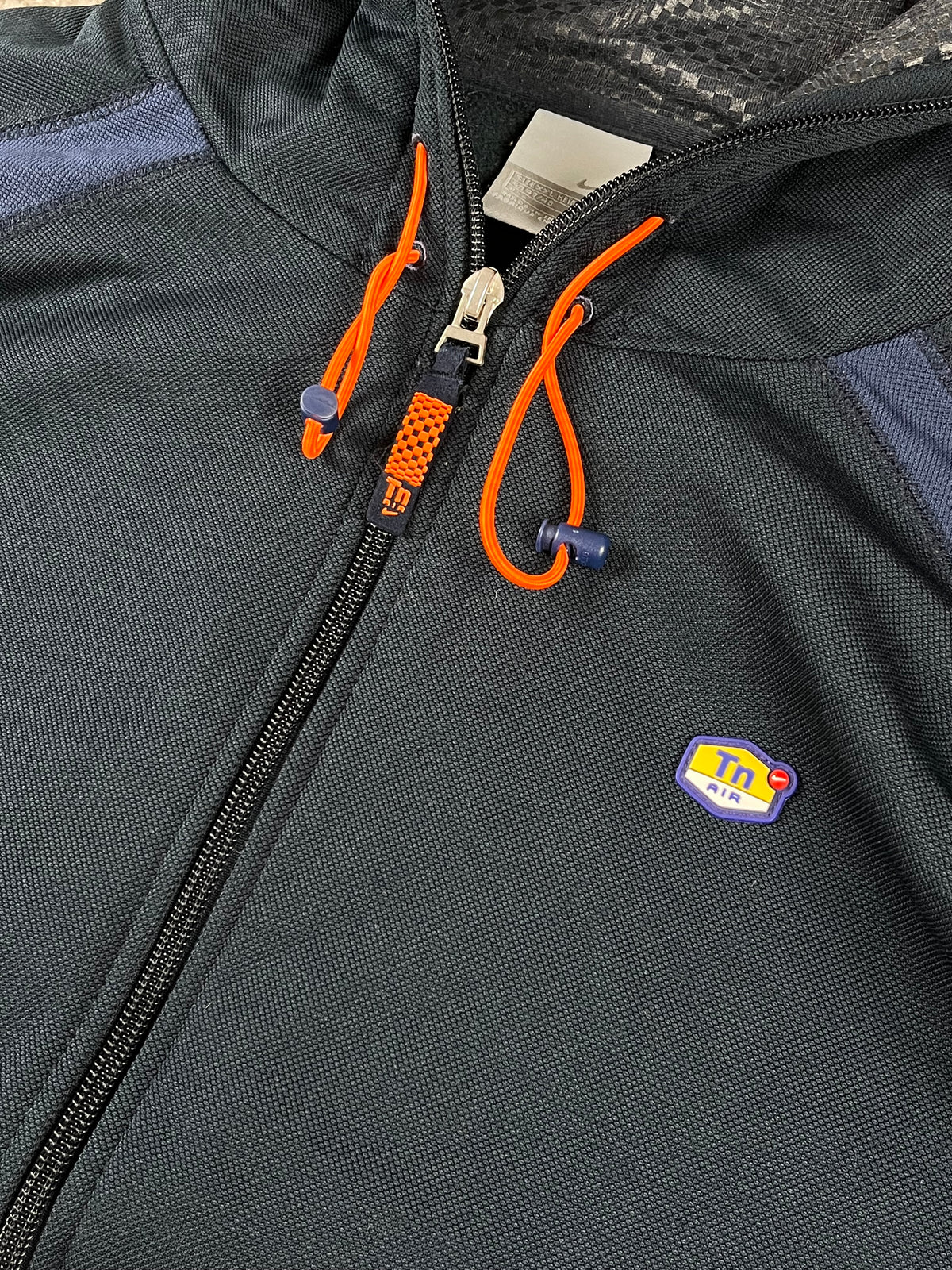 Nike TN Zipper/Hoodie Vintage 2000s "Navy/White" (XXL)