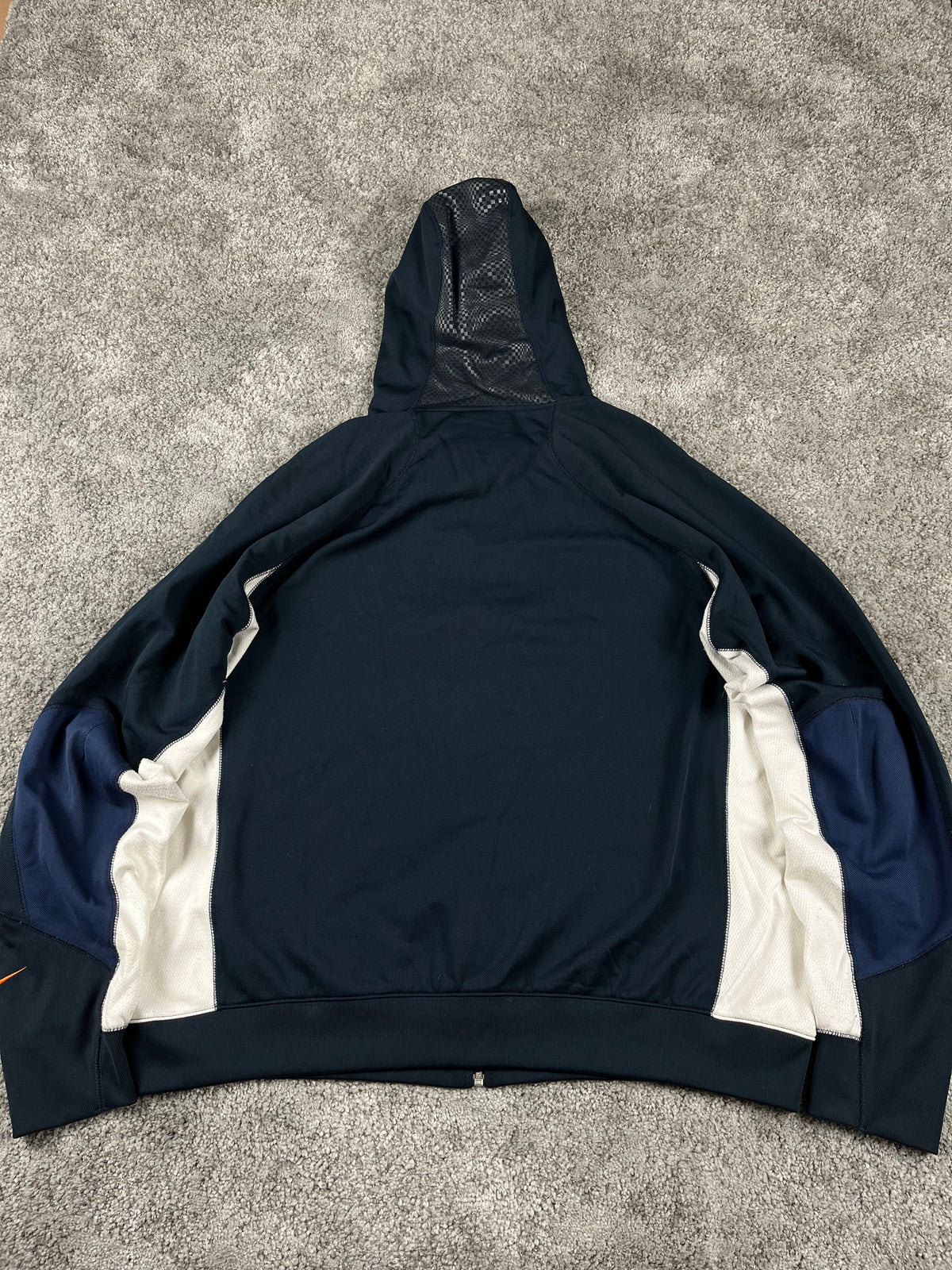 Nike TN Zipper/Hoodie Vintage 2000s "Navy/White" (XXL)