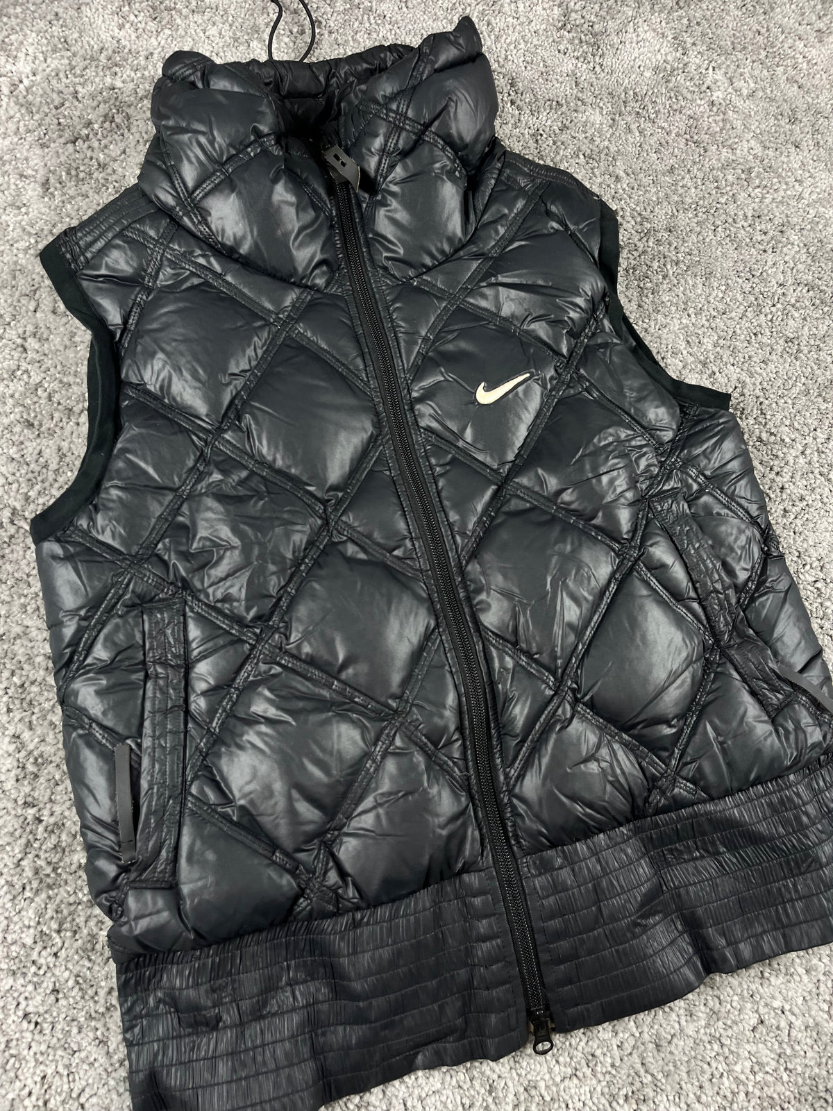 Chaleco acolchado Nike vintage años 2000 "Negro" (S)