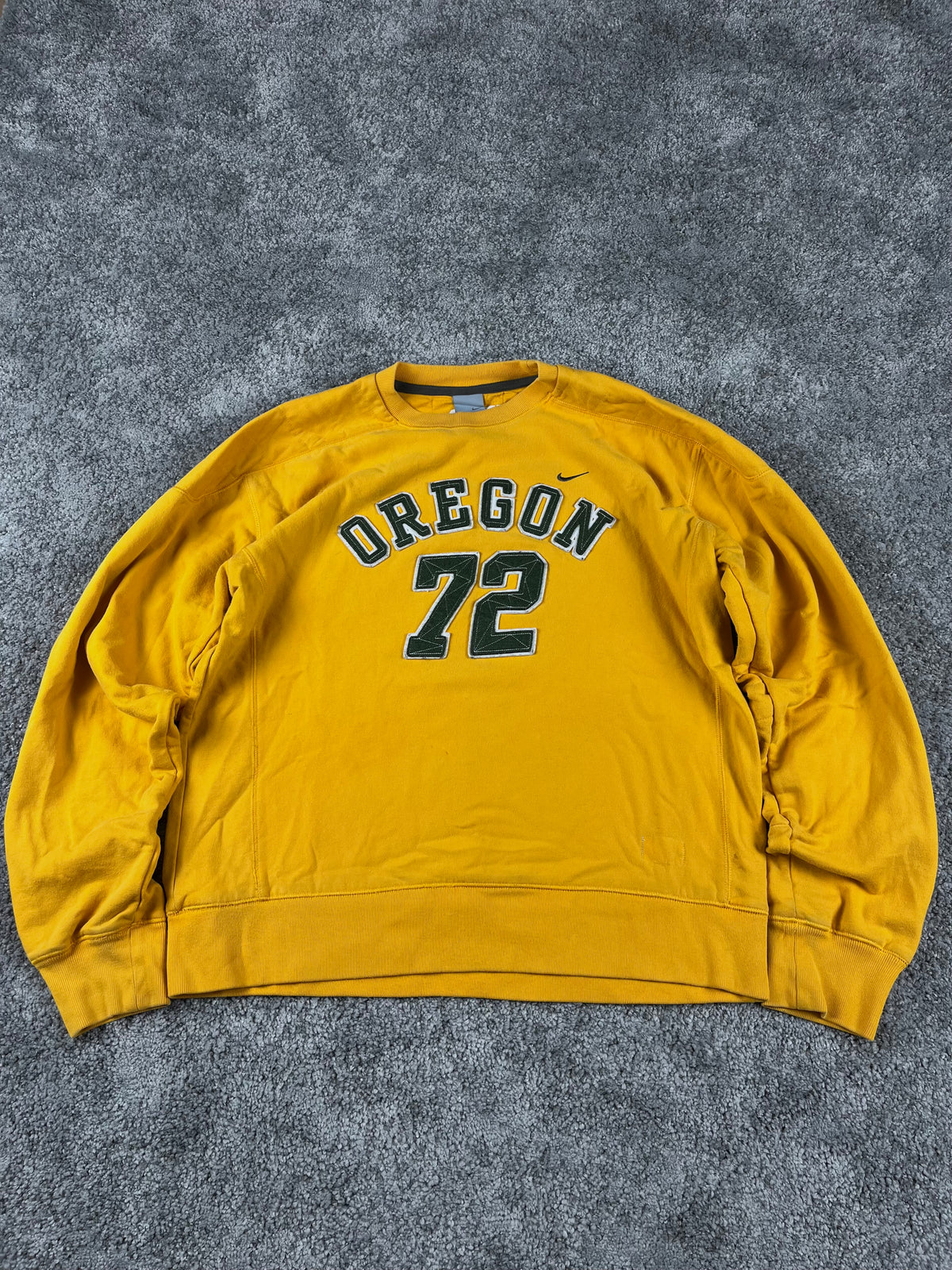 Nike Oregon 72 Hoodie Vintage 2000s "Yellow/Green" (L)