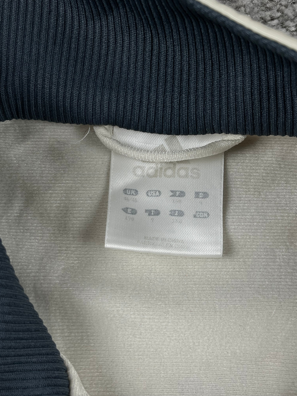 Chándal Adidas vintage años 2000 "Beige/Azul marino" (XL)