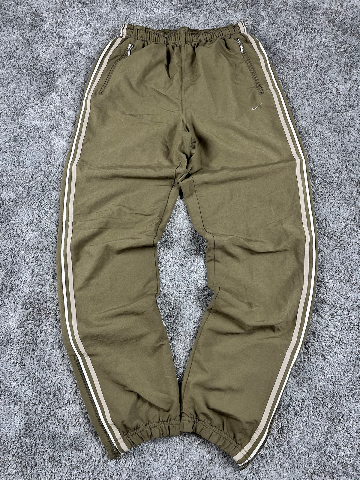 Pantalón de chándal Nike vintage años 2000 "Verde/Blanco" (S)