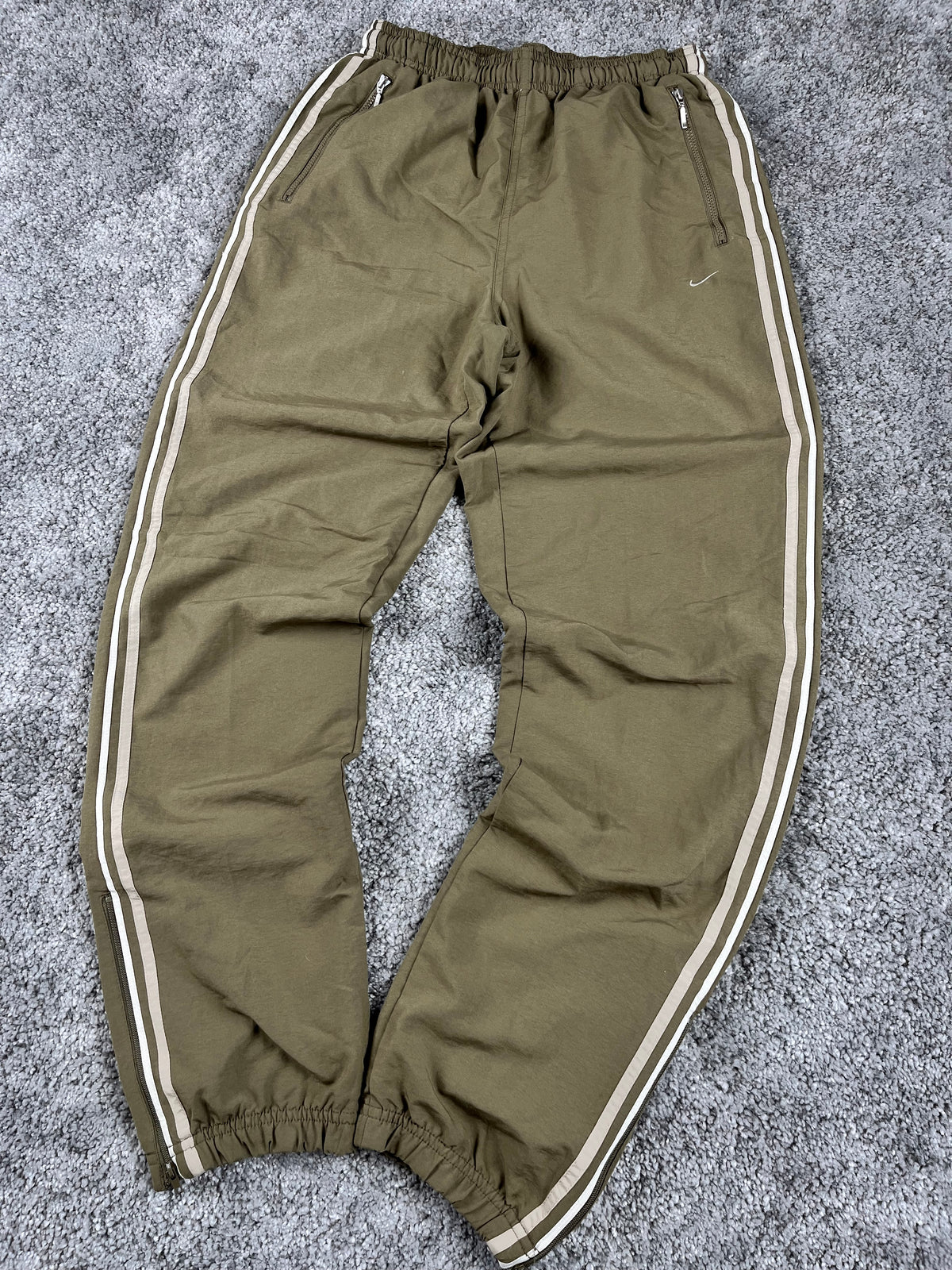 Pantalón de chándal Nike vintage años 2000 "Verde/Blanco" (S)