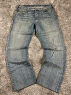 Bolso de mezclilla Armani Jeans estilo Y2K Baggy Streetwear (L)