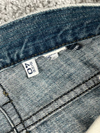Bolso de mezclilla Armani Jeans estilo Y2K Baggy Streetwear (L)