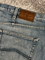 Bolso de mezclilla Armani Jeans estilo Y2K Baggy Streetwear (L)