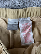 Pantalon de survêtement Nike vintage années 2000 « Beige/Blanc/Rouge » (L)