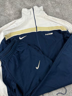 Survêtement Nike Vintage années 2000 "Marine/Blanc/Beige" (L)