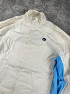 Veste de survêtement Nike vintage années 2000 "Blanc/Bleu" (XL)
