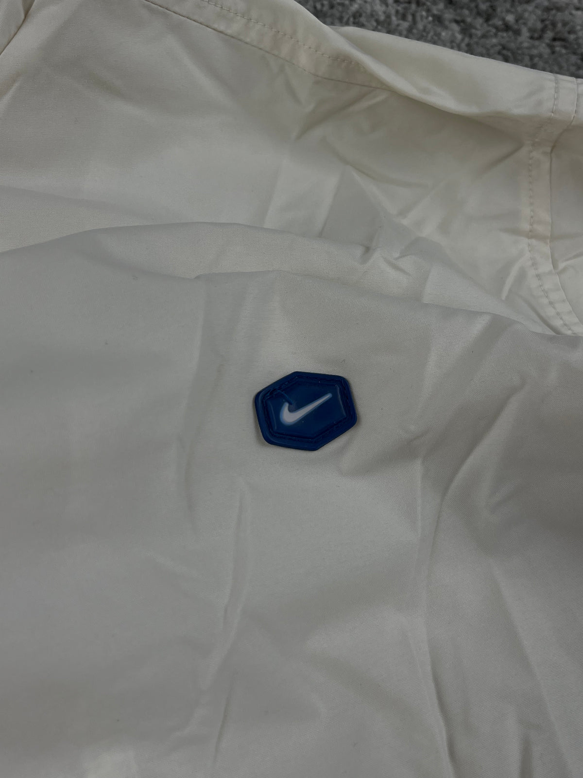 Veste de survêtement Nike vintage années 2000 "Blanc/Bleu" (XL)
