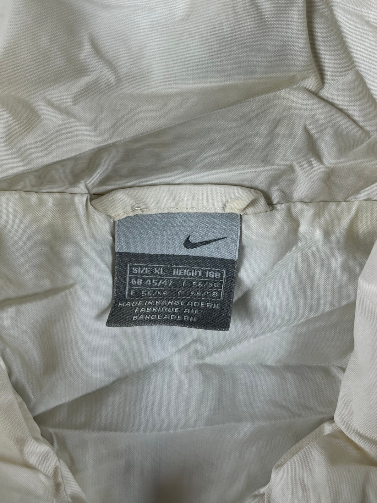 Veste de survêtement Nike vintage années 2000 "Blanc/Bleu" (XL)