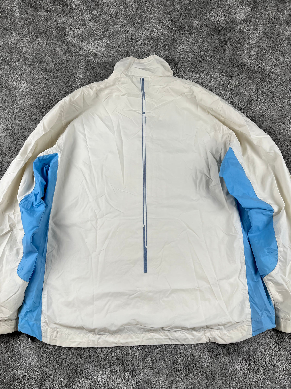 Veste de survêtement Nike vintage années 2000 "Blanc/Bleu" (XL)