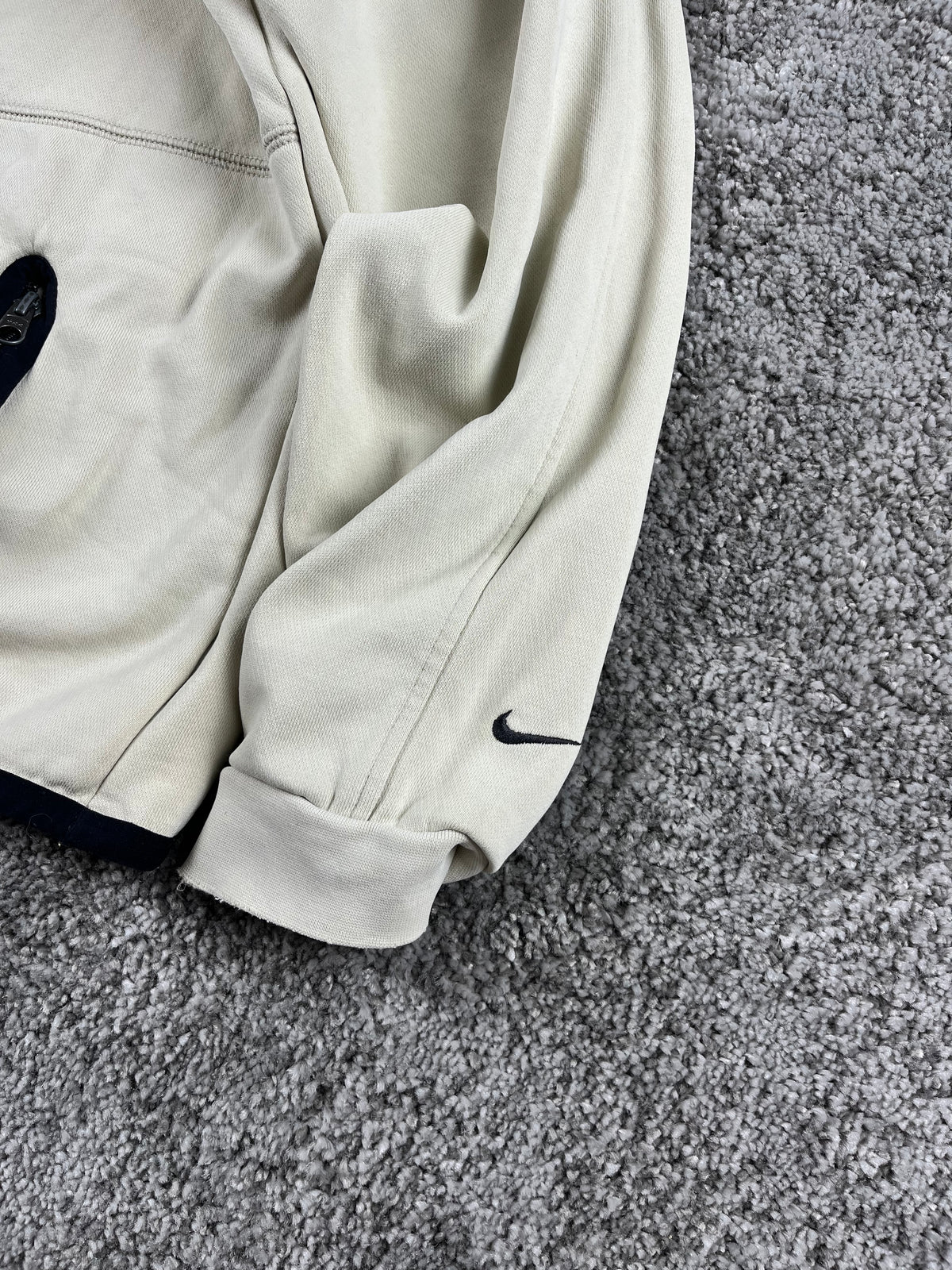 Nike Hoodie Vintage 2000s "Beig/Black" (M)