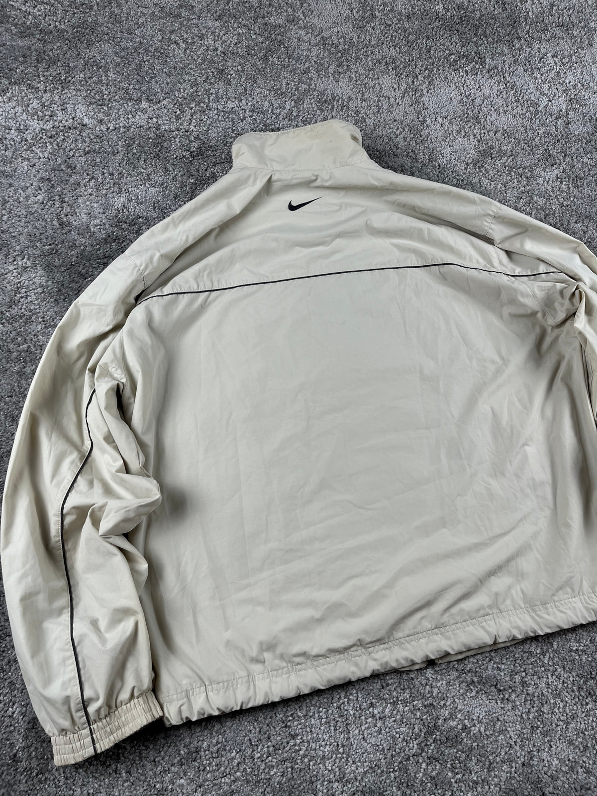 Veste de survêtement Nike vintage années 2000 "Beige/Noir" (L)