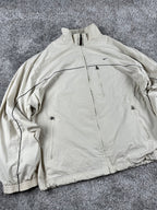 Veste de survêtement Nike vintage années 2000 "Beige/Noir" (L)