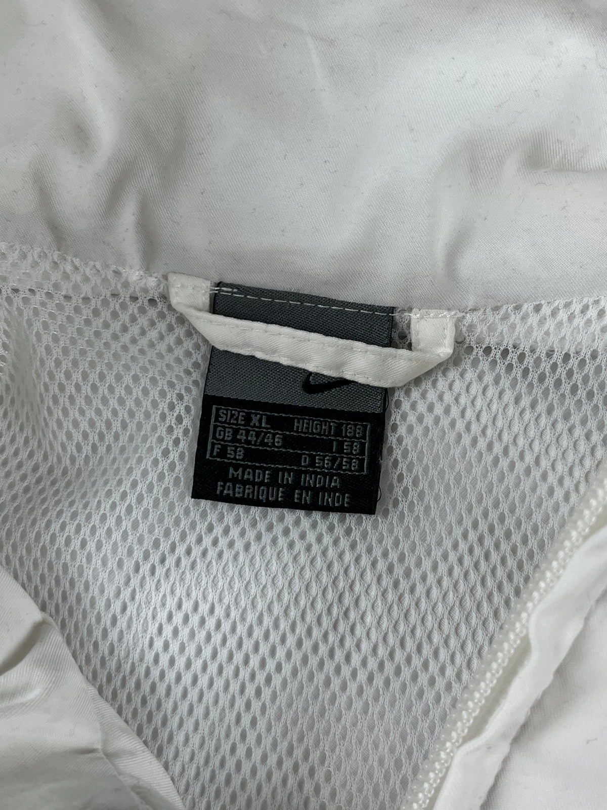 Nike TrackJacket Doble Zip Vintage 2000s "White/Beige" (XL)