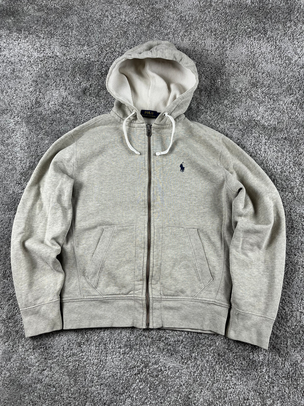 Ralph Lauren Hoodie Vintage 2000s "Gray" (S)