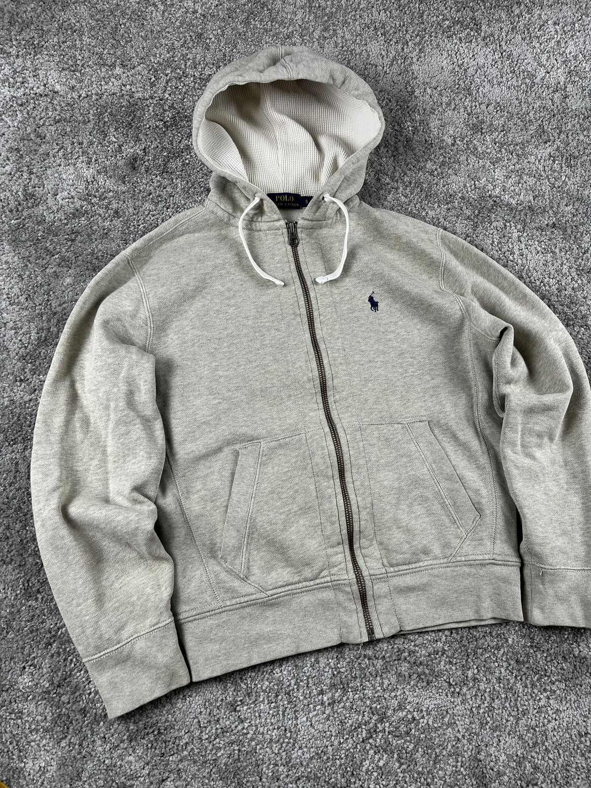 Ralph Lauren Hoodie Vintage 2000s "Gray" (S)