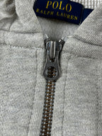 Sudadera con capucha Ralph Lauren vintage años 2000 "Gris" (S)