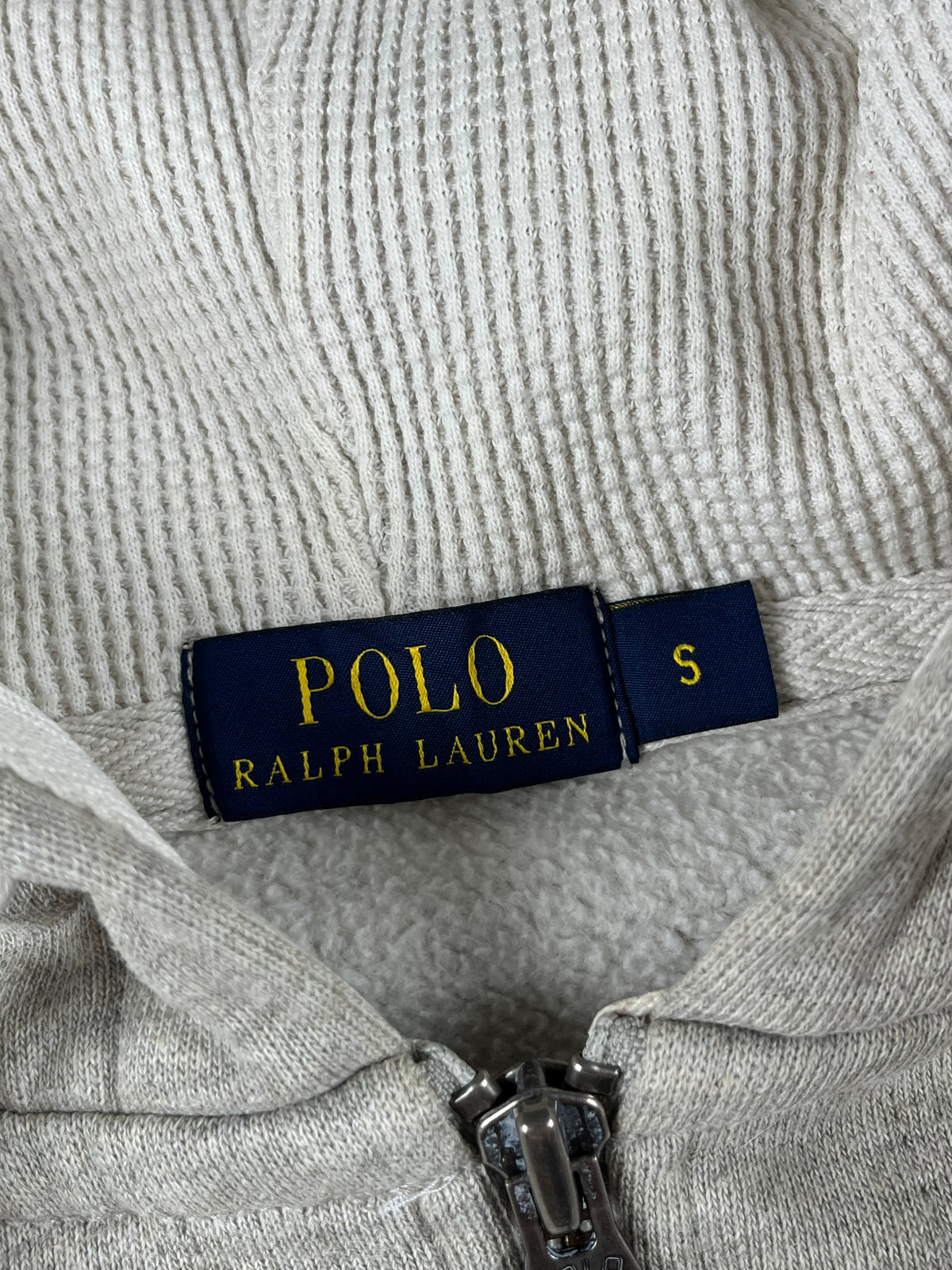 Sudadera con capucha Ralph Lauren vintage años 2000 "Gris" (S)