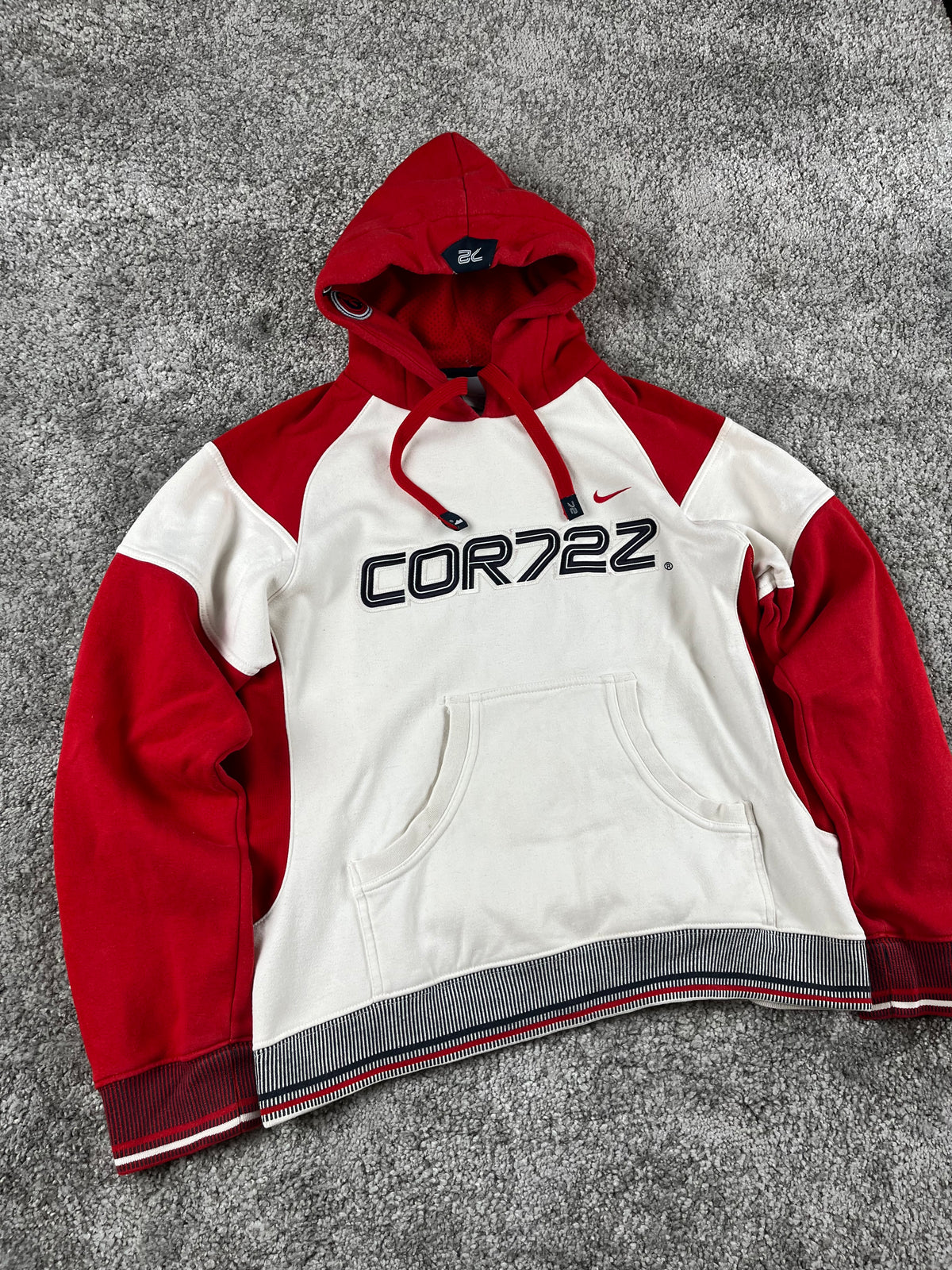 Nike Cortez 72 Hoodie Vintage 2000s "White/Red" (S)