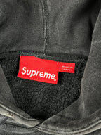 Supreme Box Logo Hooded Sweatshirt FW17 Black / Lime (M)