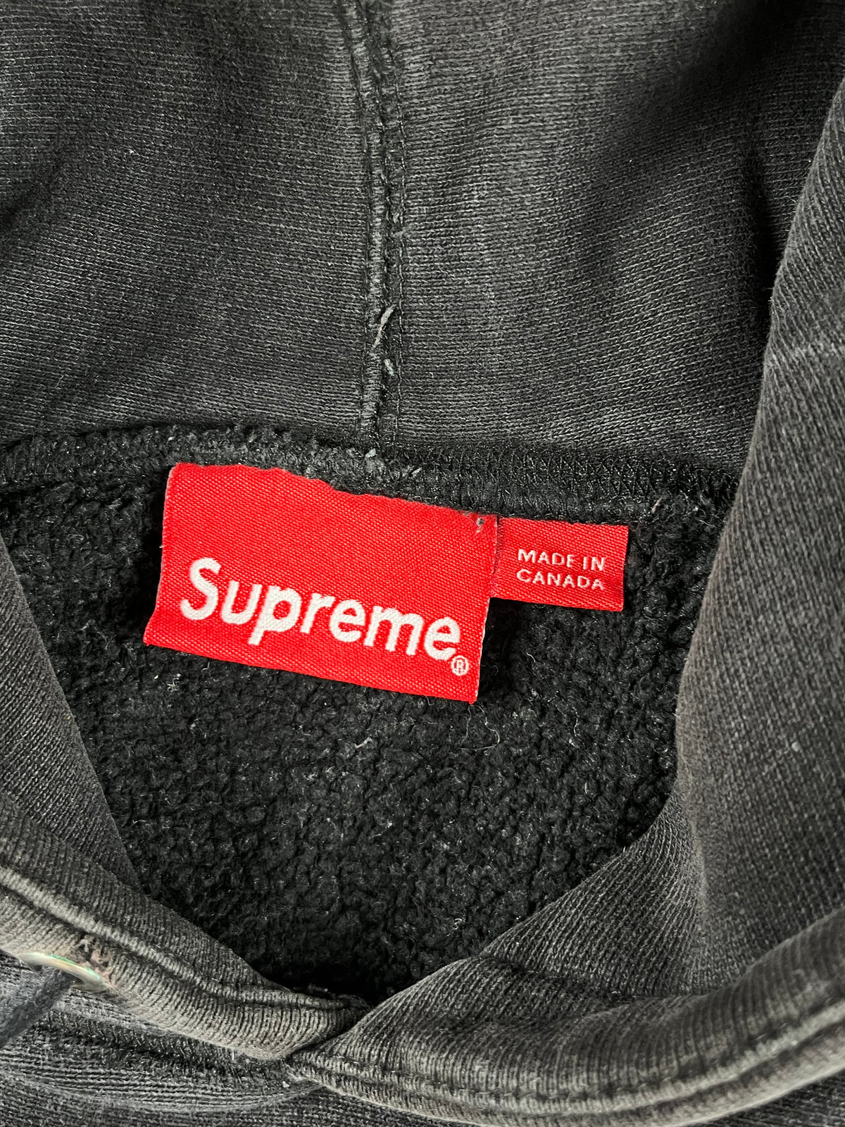 Supreme Box Logo Hooded Sweatshirt FW17 Black / Lime (M)