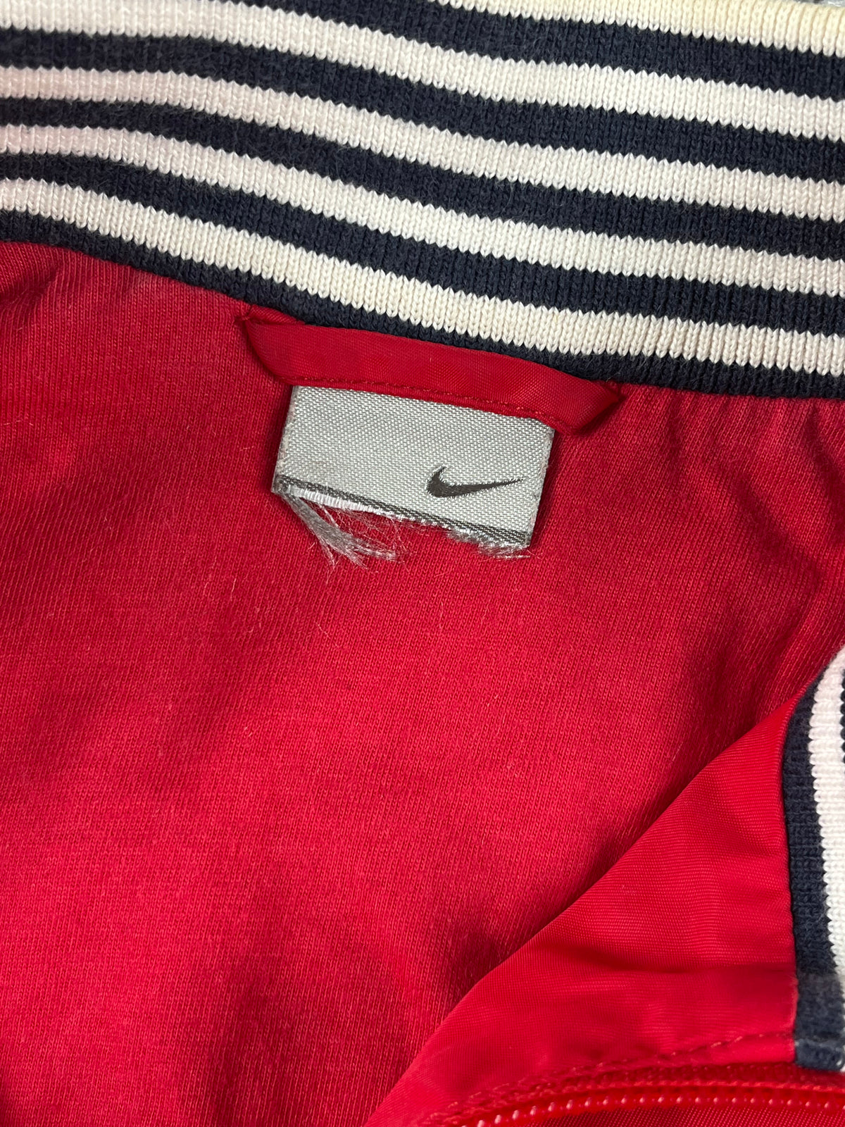 Veste de survêtement Nike vintage années 2000 "Rouge/Blanc" (S)