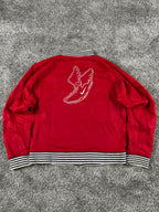 Veste de survêtement Nike vintage années 2000 "Rouge/Blanc" (S)