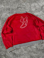 Veste de survêtement Nike vintage années 2000 "Rouge/Blanc" (S)