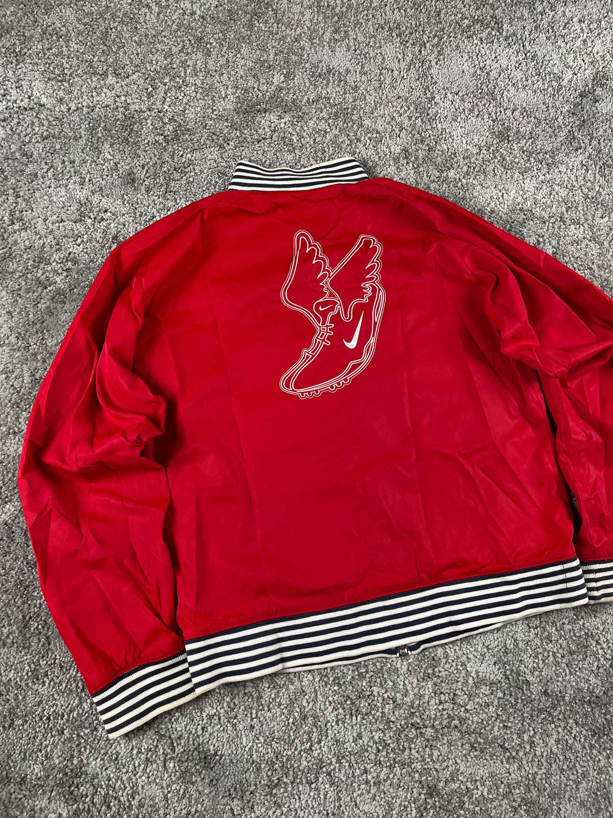 Chaqueta deportiva Nike Vintage años 2000 "Rojo/Blanco" (S)