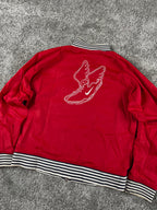 Veste de survêtement Nike vintage années 2000 "Rouge/Blanc" (S)