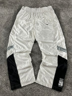 Pantalón deportivo Nike Basketball Vintage años 2000 "Blanco/Negro" (L)