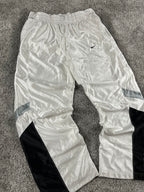 Pantalón deportivo Nike Basketball Vintage años 2000 "Blanco/Negro" (L)
