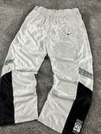 Pantalón deportivo Nike Basketball Vintage años 2000 "Blanco/Negro" (L)
