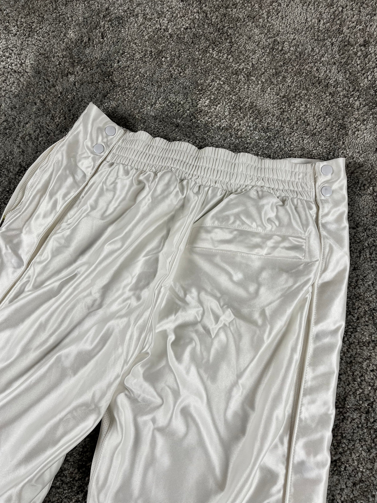 Pantalón deportivo Nike Basketball Vintage años 2000 "Blanco/Negro" (L)