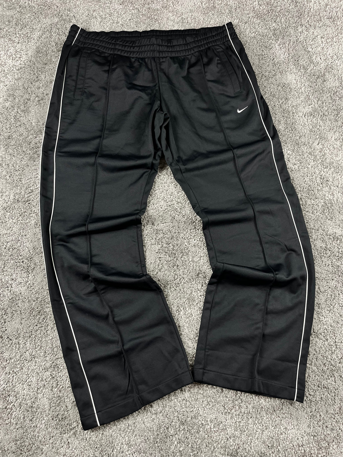 Pantalón de chándal Nike Vintage años 2000 "Negro/Blanco" (XL)