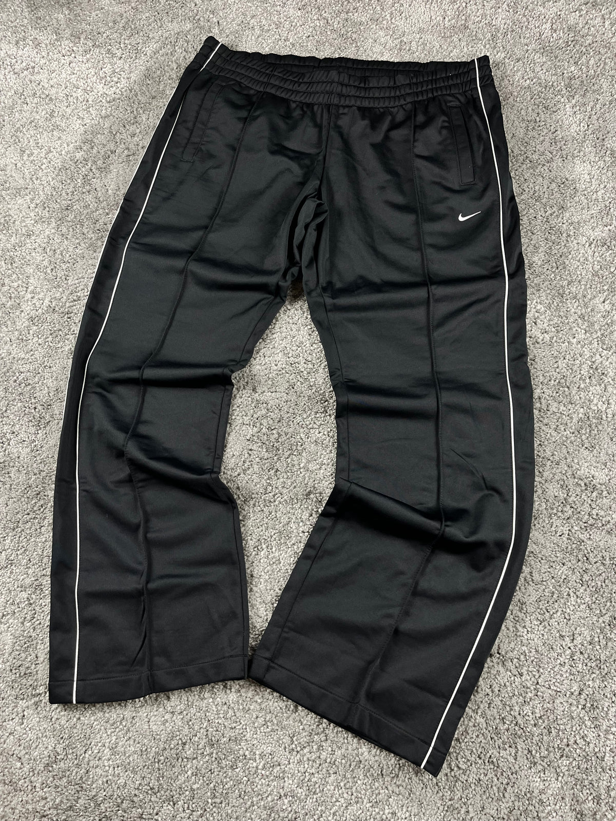 Pantalón de chándal Nike Vintage años 2000 "Negro/Blanco" (XL)