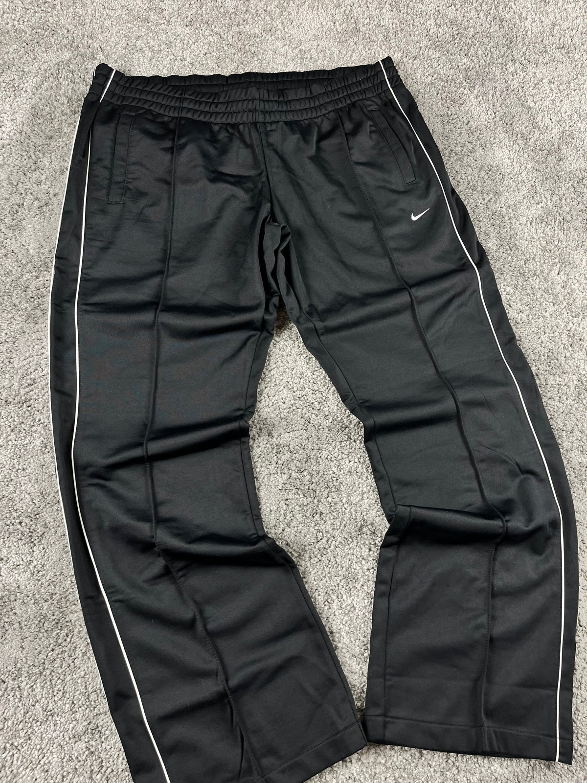 Pantalón de chándal Nike Vintage años 2000 "Negro/Blanco" (XL)
