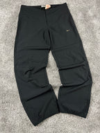 Pantalon de jogging Nike vintage des années 2000 « Noir/Or » (S)