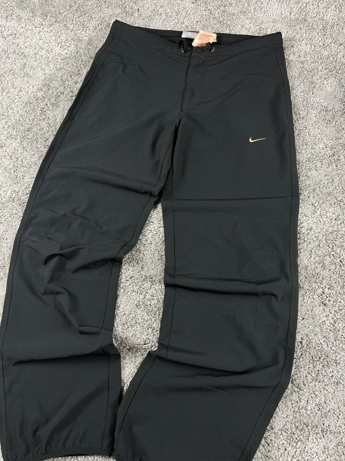 Pantalon de jogging Nike vintage des années 2000 « Noir/Or » (S)