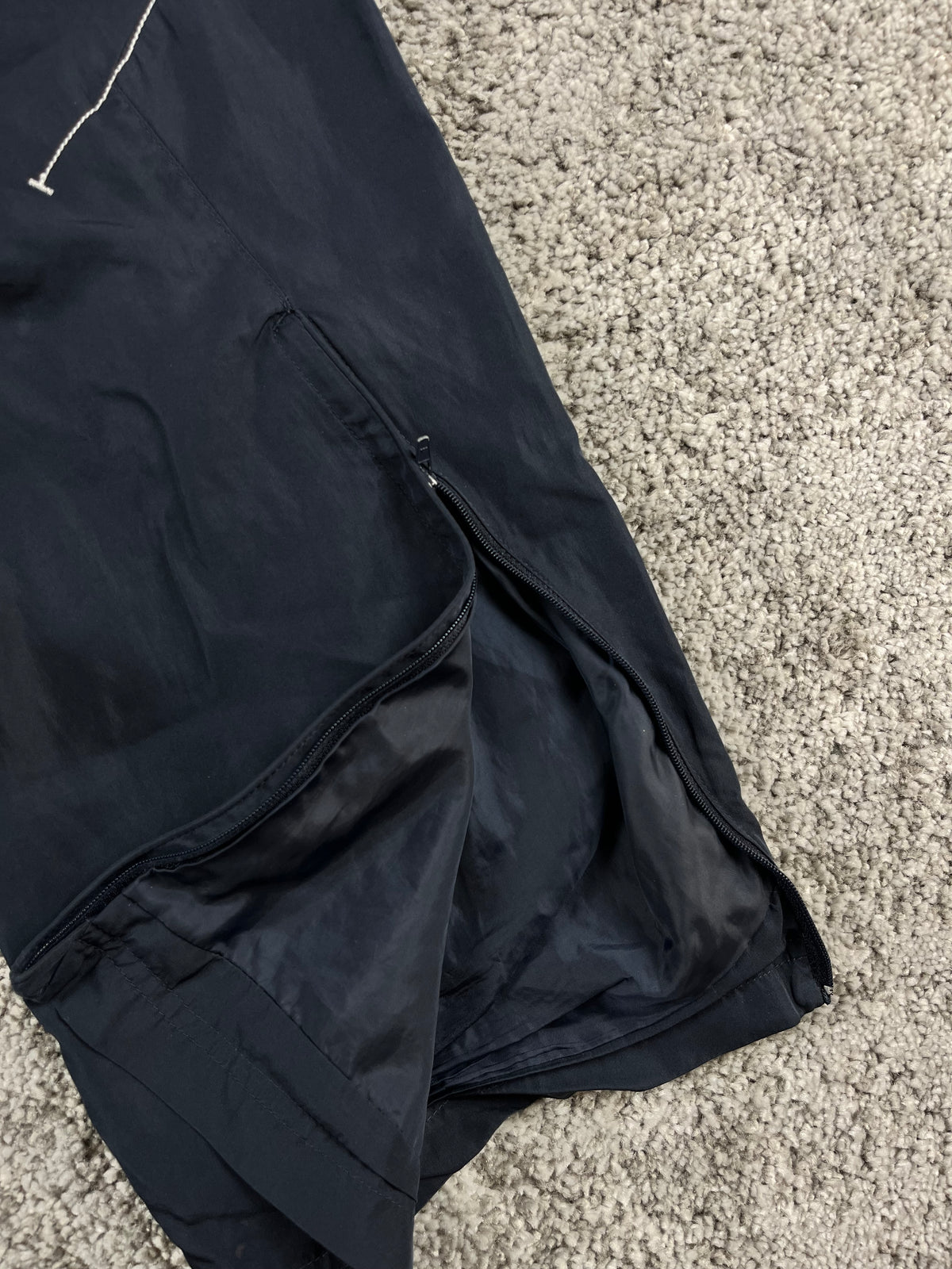 Adidas Trackpant 3 Stripes Vintage 2000s "Navy/White" (S)