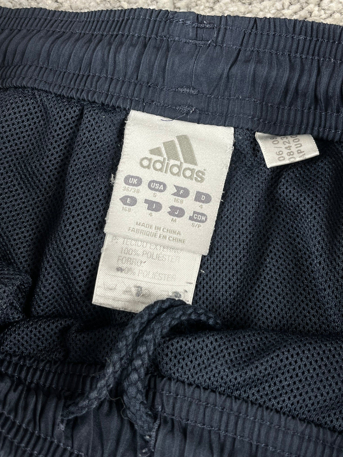 Adidas Trackpant 3 Stripes Vintage 2000s "Navy/White" (S)