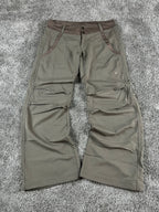Nike Trackpant Vintage 2000s "Brown/White" (S)
