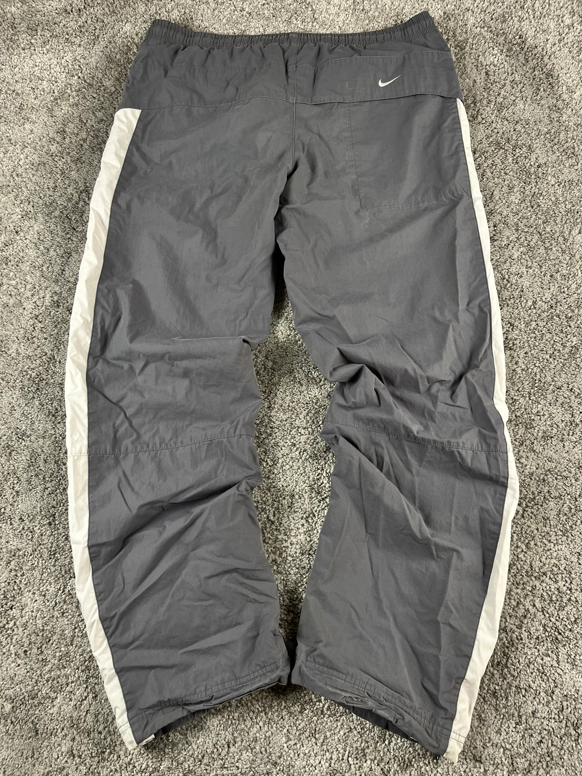 Pantalón de chándal Nike Vintage años 2000 "Gris/Blanco" (L)