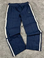 Pantalon de survêtement Nike vintage années 2000 "Bleu marine/Blanc" (L)